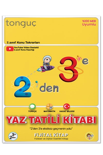 2'den 3'e Hazırlık Kitabı Soru Bankası - Tonguç Yayınları