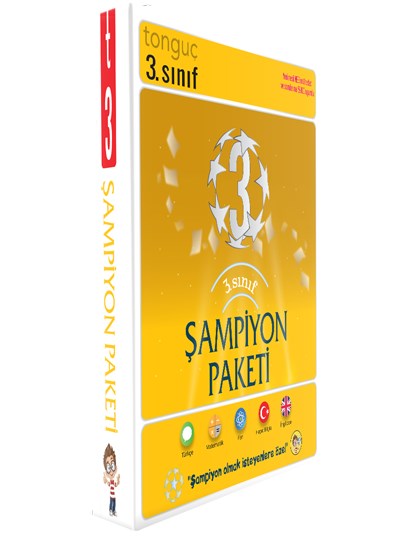 3. Sınıf Şampiyon Paketi - 3 Kitap - Tonguç Yayınları