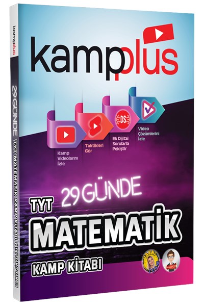 Kampplus 29 Günde TYT Matematik Kampı Video Anlatımlı Kamp Kitabı